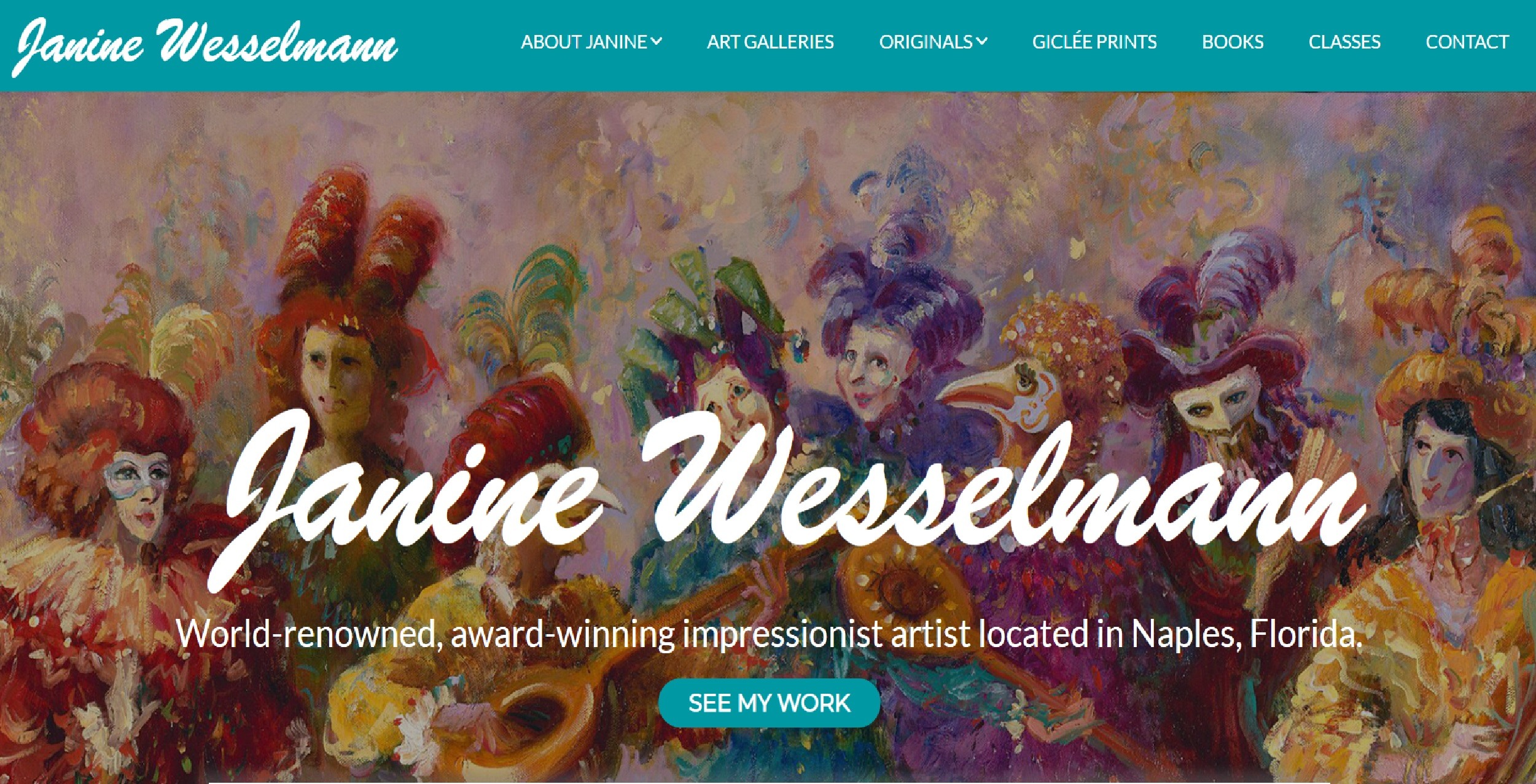 Blog image Atilus Launches New Website for Award-Winning Expressionist – Janine Wesselmann