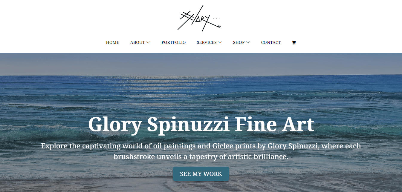 Blog image Atilus Showcases Glory Spinuzzi’s Fine Art with New Website