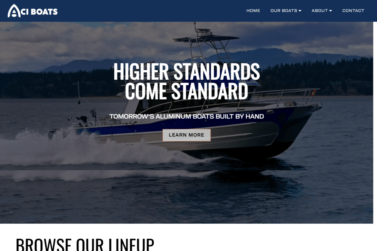 Blog image Atilus Launches a New Website for ACI Boats, Leaders in All-Welded Aluminum Vessels