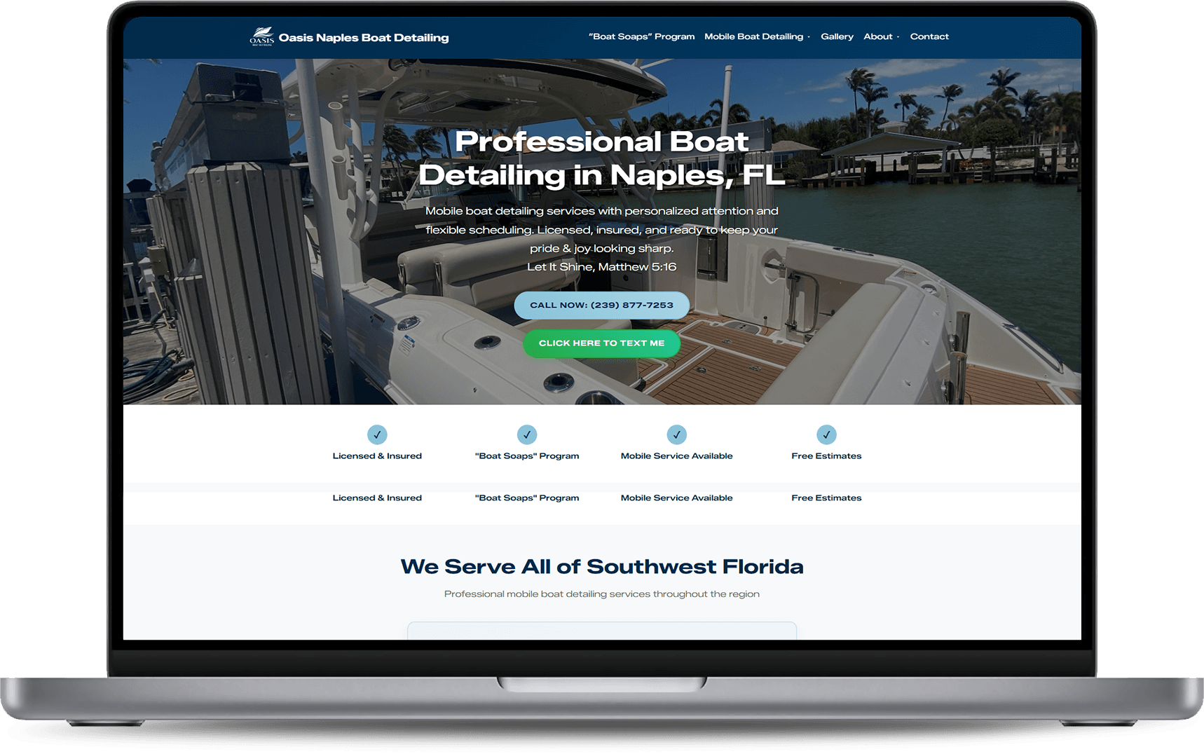 Oasis Naples Boat Detailing